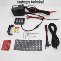 Panel Saklar Mobil 12V 6 Gang Universal Kotak Kontrol Sirkuit Sistem Relay Peredup Otomatis Panel Saklar Ford Ranger untuk Truk
