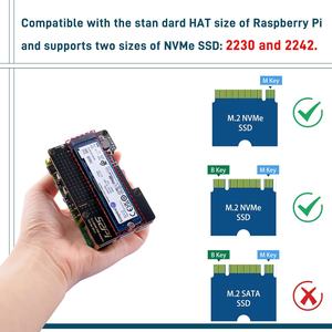 علبة معدنية GeeekPi N04 لجهاز Raspberry <span class=keywords><strong>Pi</strong></span> 5 مع دعم PCIe M.2 Key-M NVMe SSD للتركيب السفلي، يدعم أحجام 2230/2242/2260/2280، صنع في الصين - Product Image 5
