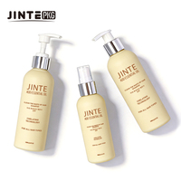 Vente en gros de flacons ronds en PET HDPE personnalisés de 100 ml, 250 ml, 300 ml pour cosmétiques, shampooing, lotion, avec pompe à lotion pour soins de la peau