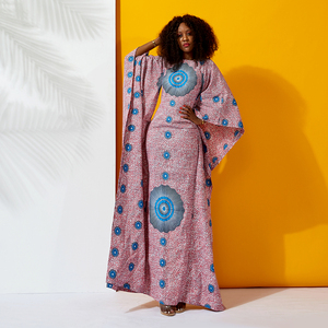 Shenbolen D'impression De Cire Africaine Ankara Style Chauve-Souris Motifs <span class=keywords><strong>Robe</strong></span> de Soirée - Product Image 6