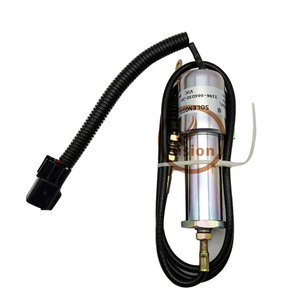 Vanne solénoïde d'arrêt de carburant 24V de haute qualité 11N6-66030-24 pour excavatrice, pièces de générateur - Product Image 1