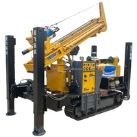 Foreuse hydraulique sur chenilles de 300 m pour puits d'eau, machine de forage DTH pour roche et sol