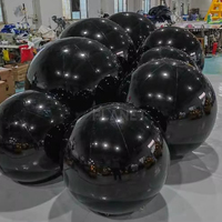 Vente en gros de grands ballons publicitaires réfléchissants en PVC avec sphère en boule miroir grosses boules gonflables brillantes pour la scène