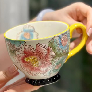 Tazas de Cerámica Hechas a Mano Personalizadas de Fábrica con MOQ Bajo, Tazas de Cerámica para Café, Leche, Cereal, Espresso y Té de 16 oz - Product Image 2