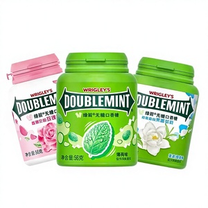 หมากฝรั่งไร้น้ำตาล WRIGLEYSS <span class=keywords><strong>Doublemint</strong></span> ไซลิทอล 100% รสผลไม้ หลากสี บรรจุกล่อง 56 กรัม ขายส่ง - Product Image 2