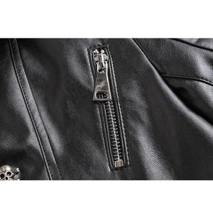 Blousons en cuir d'agneau d'hiver personnalisés pour hommes et femmes - Mode moto vintage confortable - Product Image 3