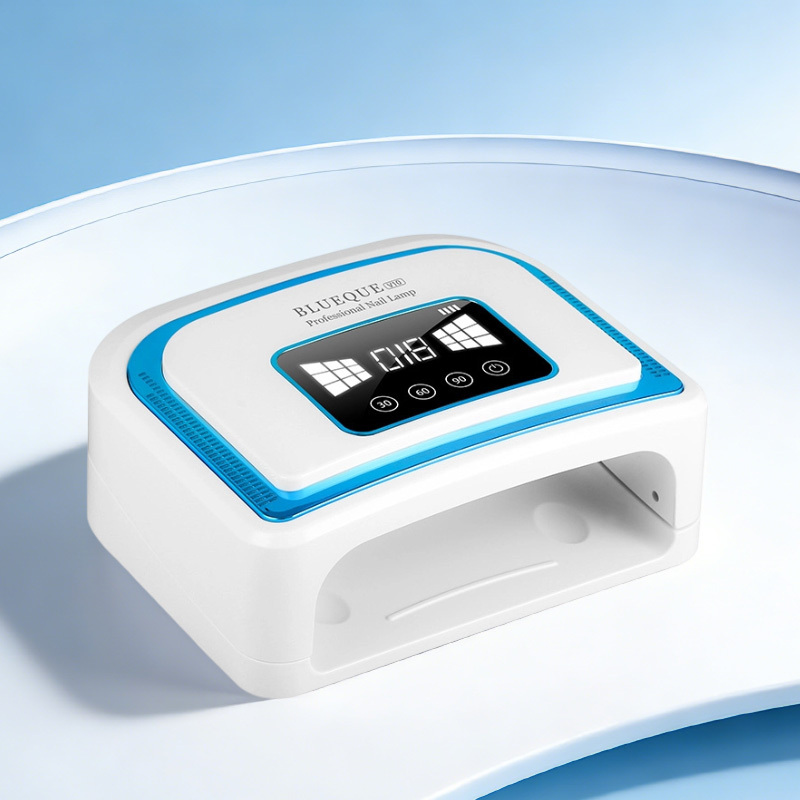 120W UV LED Smart Nail Lamp 30 Beads Irradiation No Hand Darkening Built in Battery Cooling Holes Custom Color for Importer
