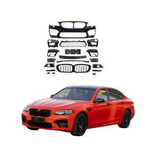Accesorios de Rejilla Delantera de Doble Línea para BMW Serie 5 F10/F18 (2011-2017), Estilo M5 2021, Rejilla Pequeña Decorativa - Product Image 1