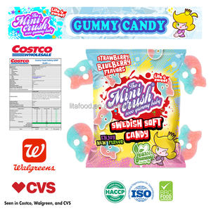 Caramelos Suecos Veganos al Por Mayor de Marca Privada OEM, Caramelos de Goma con Sabor a Frutas - Product Image 6