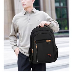 Laptop <b>Backpack</b> For Men Black <b>Large</b> Capacity Business Travel With Computer Interlayer Summer 2024 - Product Image 2