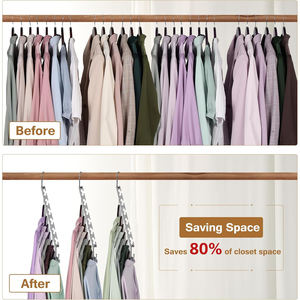 Organisateur de placard CF, <span class=keywords><strong>cintre</strong></span> pour placard, économiseur d'espace, organisateurs de placard, rangement, économie d'espace, cintres en métal robustes pour vêtements - Product Image 4