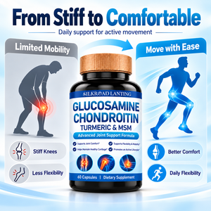 Capsules de Glucosamine Chondroïtine et Formule Curcuma MSM Marque Blanche pour la Flexibilité Articulaire et le Bien-être Actif - Product Image 2