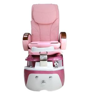 Silla de Pedicura con Bomba de Drenaje Eléctrica y Masaje, Estilo Europeo, Color Rosa, Personalizable, con Bañera de FRP con Calefacción para Salón de Uñas - Product Image 4