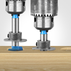 Lot de 5 forets Forstner à profondeur réglable 15mm-35mm pour trous de charnières de portes d'armoires, professionnels, droits, avec coffret en bois - Product Image 4