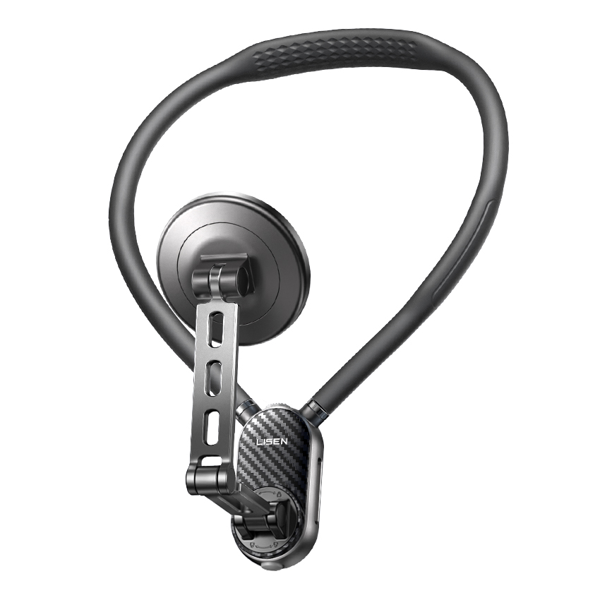 Soporte de cuello magnético Lisen con smartphone instalado