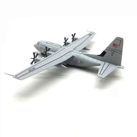 1/200 C-130J Super Hercules Pesawat Transportasi Model Diecast USAF Pesawat Kargo Militer Koleksi Pajangan