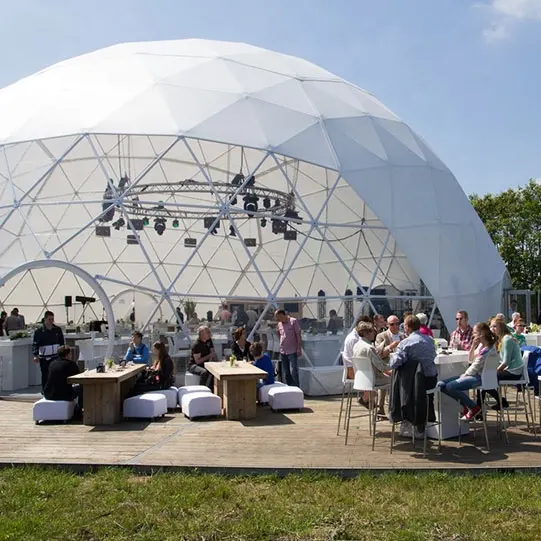 Anti UV e Impermeabile 15m , 20m Geodetica Tenda a Cupola, Ristorante Tenda a Cupola