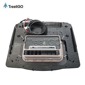 เครื่องปรับอากาศไฟฟ้าสำหรับรถยนต์ 12V 24V พัดลมคู่ สำหรับรถบรรทุก แอร์บางเฉียบ 2000W R134a แอร์ติดหลังคาสำหรับจอดรถ รุ่น EAC002.55 Tru - Product Image 5