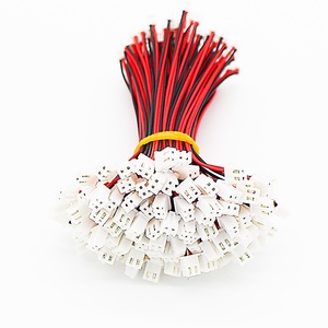 Konektor Adaptor J ST PH 2 Pin, Kabel Elektronik 2 Kawat Berisolasi PVC, Perakitan Kabel 10cm, Konduktor Tembaga Berlapis Perak - Product Image 5