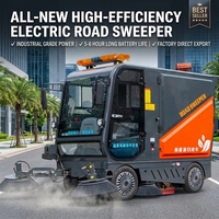 Balayeuse électrique autoportée Laite pour le nettoyage routier – Taux d'élimination de la poussière 99 %