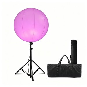 Lampes à trépied gonflables 200W 100W LED RGB pour éclairage décoratif extérieur de fête dans la cour avec sac de transport - Product Image 1