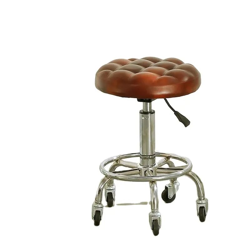 Factory Outlet Hydraulic Rolling Swivel Stool Chair Adjustable Folding Portable Tattoo Work Chair for Salon Face Massage