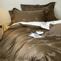 Parure de lit de luxe en gros, ensemble de couette et draps pour lit King Size, couvre-lit Queen Size, ensembles de literie d'hôtel