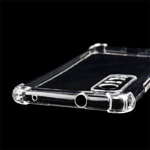 Funda transparente de TPU suave de 4 cuatro esquinas para <span class=keywords><strong>VIVO</strong></span> Z6 Z3i X30 X50 X70 X60 X80 Pro Y16 Y15S Y02S 4G, funda trasera barata para teléfono móvil - Product Image 6