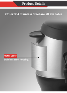 <span class=keywords><strong>Samovar</strong></span> <span class=keywords><strong>Ruso</strong></span> Eléctrico de Acero Inoxidable con Olla de Cerámica de Nuevo Estilo y Perilla de Control de Temperatura - Product Image 5