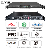 PFA4K4 puissance 4 Ω 800W 4 canaux amplificateur de puissance Audio professionnel numérique PFC classe D DSP récepteurs et amplificateurs
