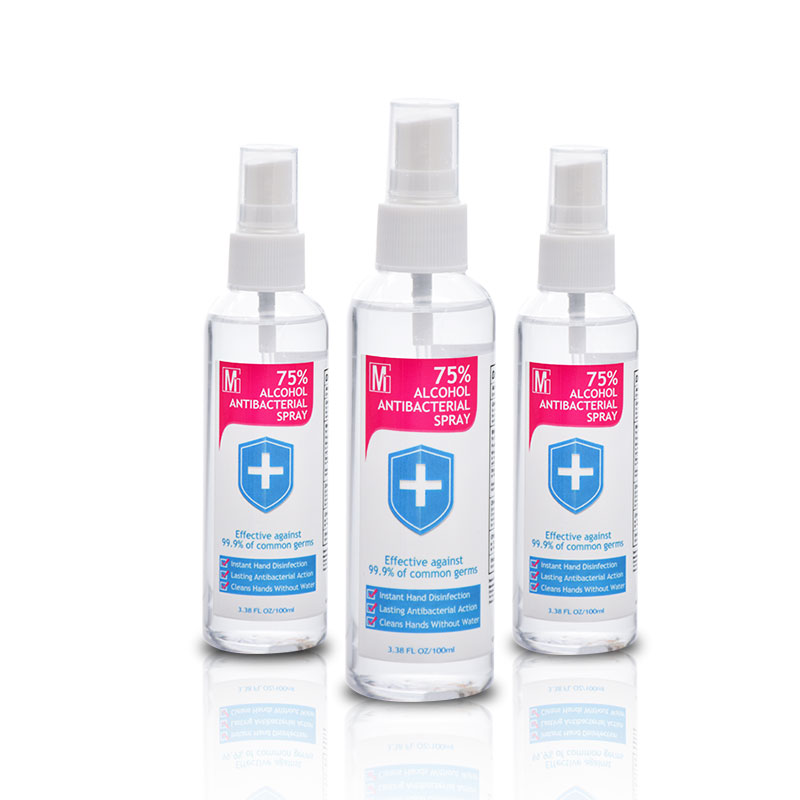 Пользовательские дезинфицирующее средство для рук спрей бутылка 100 мл Аромат Жидкое мыло для рук гель Антибактериальный дезинфицирующее средство для рук