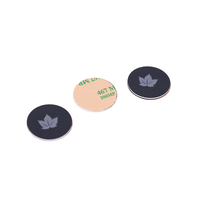 Carte RFID programmable en forme de pièce de monnaie pour contrôle d'accès, carte NFC en PVC