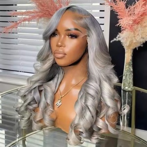 Perruque grise sans colle <span class=keywords><strong>cheveux</strong></span> humains dentelle frontale <span class=keywords><strong>cheveux</strong></span> vierges brésiliens 360 perruque <span class=keywords><strong>cheveux</strong></span> humains dentelle complète femmes noires perruque dentelle frontale HD - Product Image 2