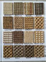 Tapis artisanal antidérapant en jute traditionnel à poils ras, épaisseur moyenne, avec envers en jute, pour usage domestique et commercial, chambre d'hôtes, couloir, chambre à coucher
