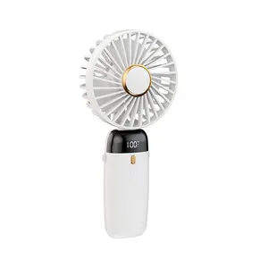 Commercio all'ingrosso di fabbrica su misura portatile di raffreddamento Min LED palmare ventilatore elettrico con Logo