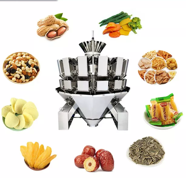 14 Multihead Weigher Automatic Combination Multi Head Packing Machine Scale 10/14 Multihead Weigher