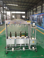 Machine de remplissage et de bouchage de bouteilles de bière semi-automatique isobare ZR BREW à 4 têtes, en acier inoxydable 304 de qualité alimentaire, avec pompe 200L et PLC, faible pression