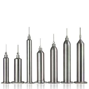 Seringue chauffante en acier inoxydable 30cc Seringue chauffante en métal résistant <span class=keywords><strong>à</strong></span> la corrosion Seringue de distribution en métal - Product Image 1