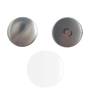 58mm 2,28 Zoll Runde Form Kühlschrankmagnet DIY Button-Badge Materialien - Product Image 2