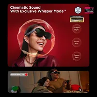 Lunettes intelligentes RayNeo Air 3s Écran micro OLED 201 \ "Mega Screen 3840Hz Compatible avec Phone Gaming Movie Switch PS5