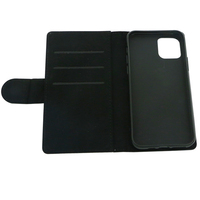 Coque de téléphone portable, portefeuille à impression par Sublimation, en cuir Pu, pour Iphone 12Promax, DIY bricolage