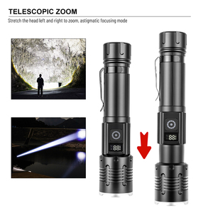 1660 nhỏ Zoomable Led Ngoài Trời 30 Wát COB torchlight 18650 pin có thể sạc lại 1660 nhỏ 30 wát LED ngoài trời Zoomable Side <span class=keywords><strong>Torch</strong></span> - Product Image 2