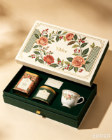 Nouvelle boîte cadeau personnalisable en forme de pot à café arabe, ensemble de tasses à thé, boîte en papier, tasses vintage, mug à boire, boîte à tasses en céramique d'Arabie Saoudite