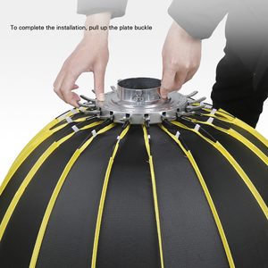 90cm Parabolic <span class=keywords><strong>Softbox</strong></span> Professional Schnelle Einrichtung Deep <span class=keywords><strong>Softbox</strong></span> mit Gitter und Bowen-Halterung für Studio-LED-Licht - Product Image 4