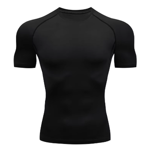 T-shirt léger à manches courtes pour hommes, séchage rapide et respirant pour la course et l'entraînement sportif. - Product Image 2