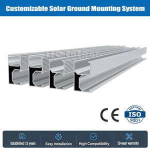 Connecteur de rail solaire <span class=keywords><strong>K2</strong></span> de conception spéciale, structure de rail en aluminium pour panneau solaire, pince intermédiaire pour montage de <span class=keywords><strong>panneaux</strong></span> <span class=keywords><strong>solaires</strong></span> - Product Image 2