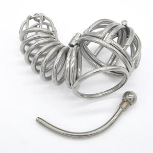 Alat Kesehatan besi tahan karat besar, mainan seks dewasa kunci kesucian urin kateter - Product Image 4