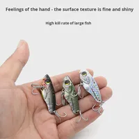 Long Cast Metal VIB Leurre 5g/7g/10g/14g Attrayant pour le bar d'eau douce Mandarin Poisson Tilapia Rivières Lacs Pêche en eau salée