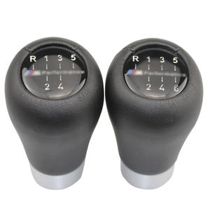 Pommeau de levier de vitesse BMW 5 ou 6 vitesses en cuir ergonomique pour transmission manuelle – Pièce de rechange - Product Image 1