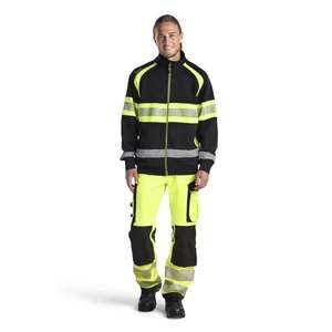 BLAKLADER - 355111589933XL Pull haute visibilité Noir/Jaune-EAN 7330509838785 HI-VIS WORKWEAR - Product Image 3